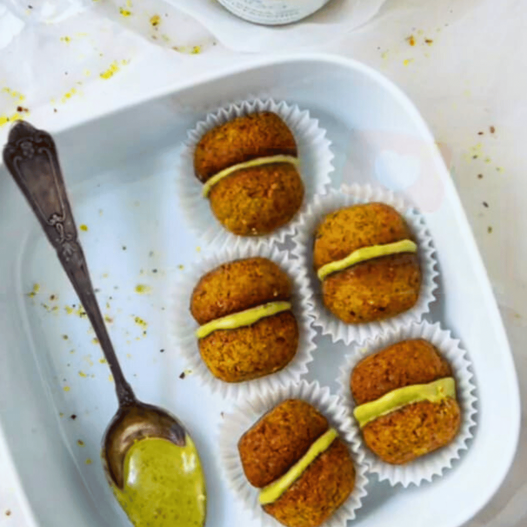 Baci di Dama al Pistacchio