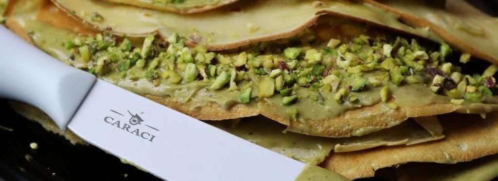 ricetta crepes al pistacchio