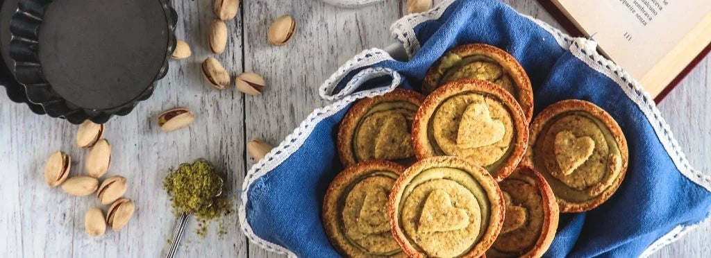 Crostatine con Crema di Pistacchio