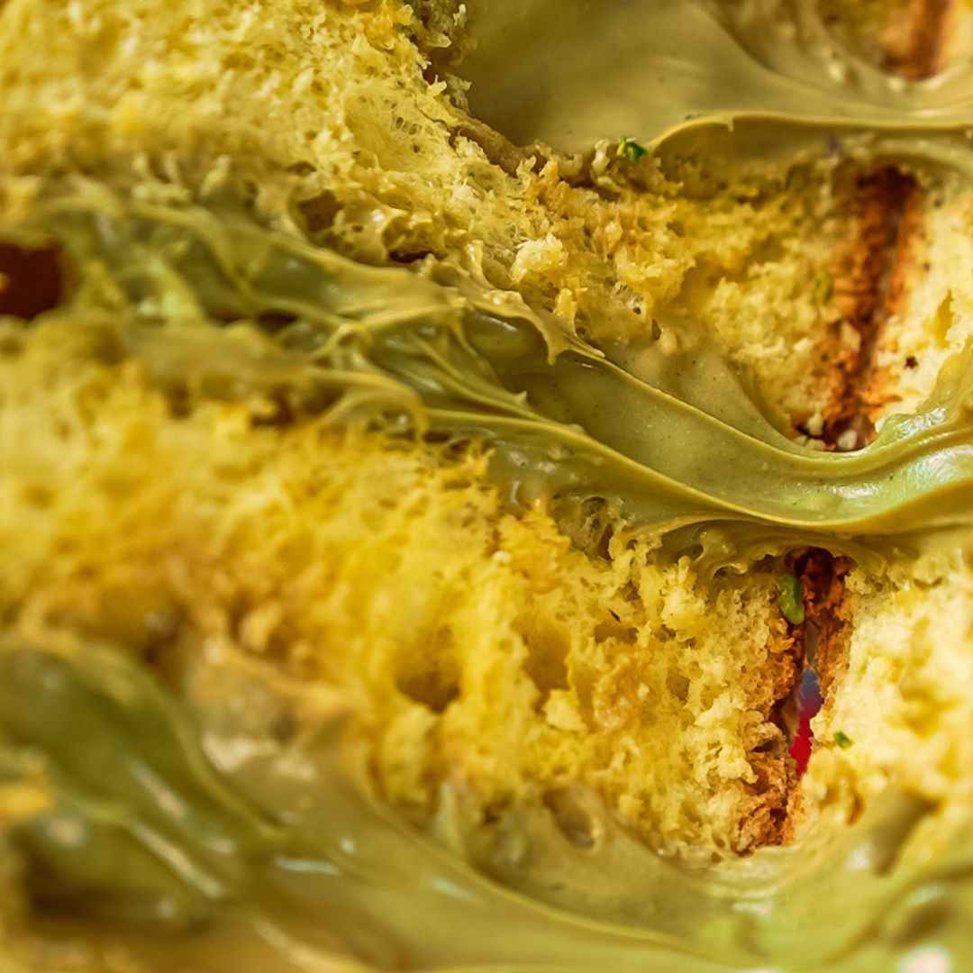 IL FARCITO - Panettone ripieno con 400gr di crema al pistacchio