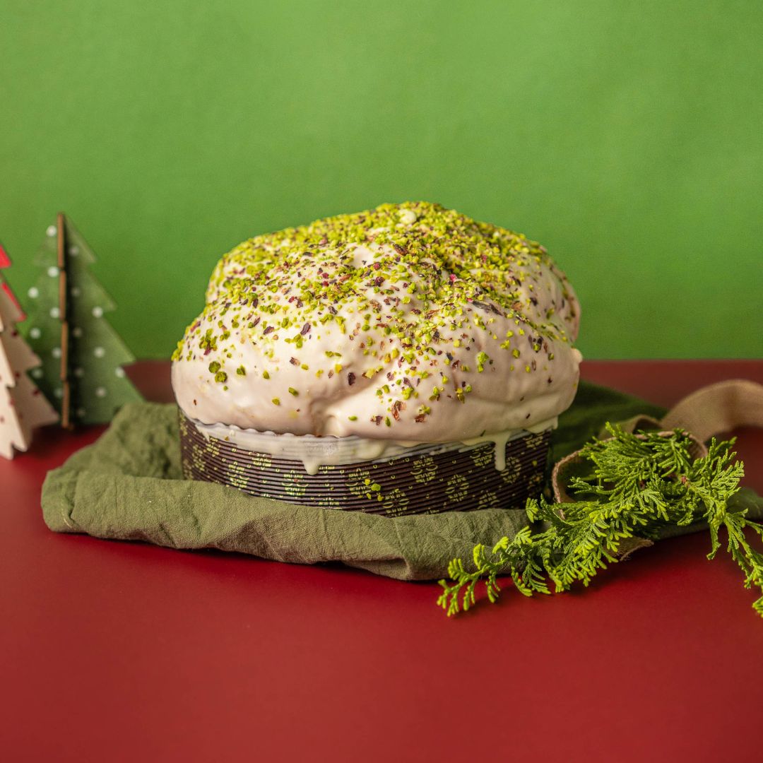 IL FARCITO - Panettone ripieno con 400gr di crema al pistacchio