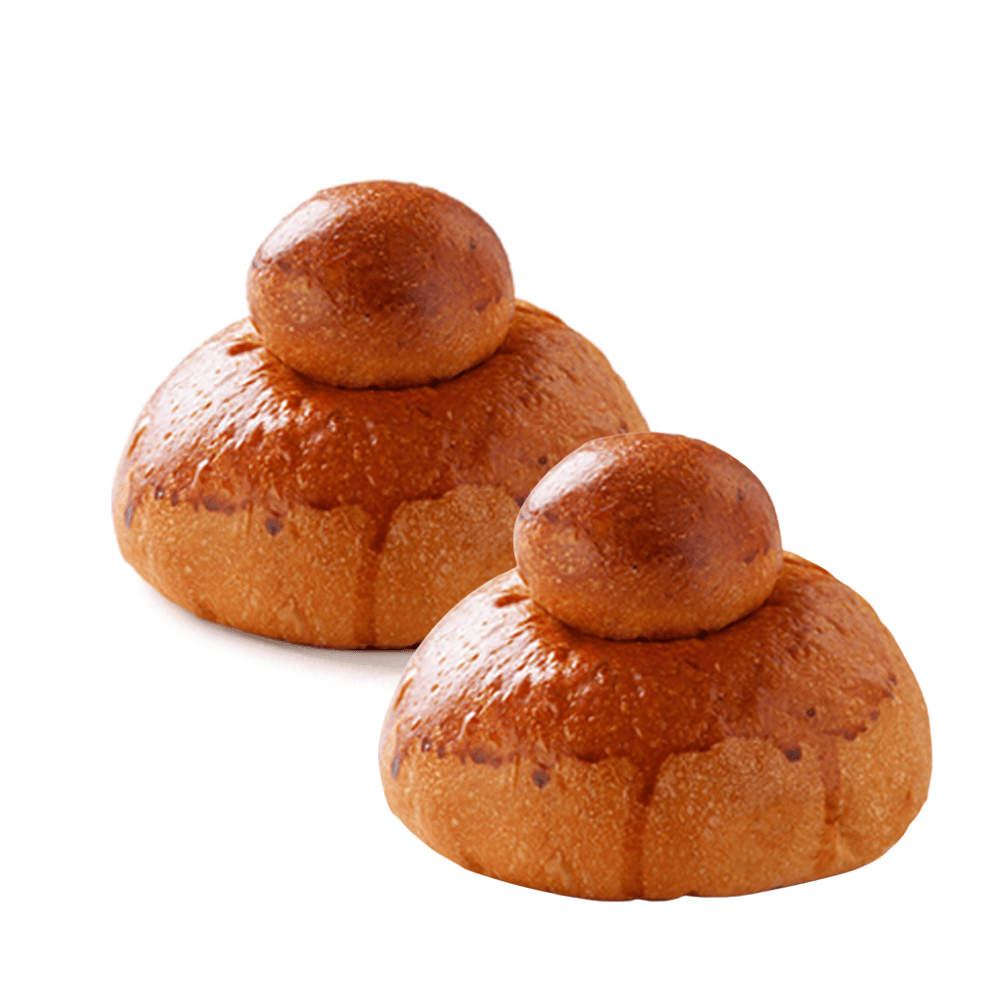 X2 Brioche siciliana col tuppo