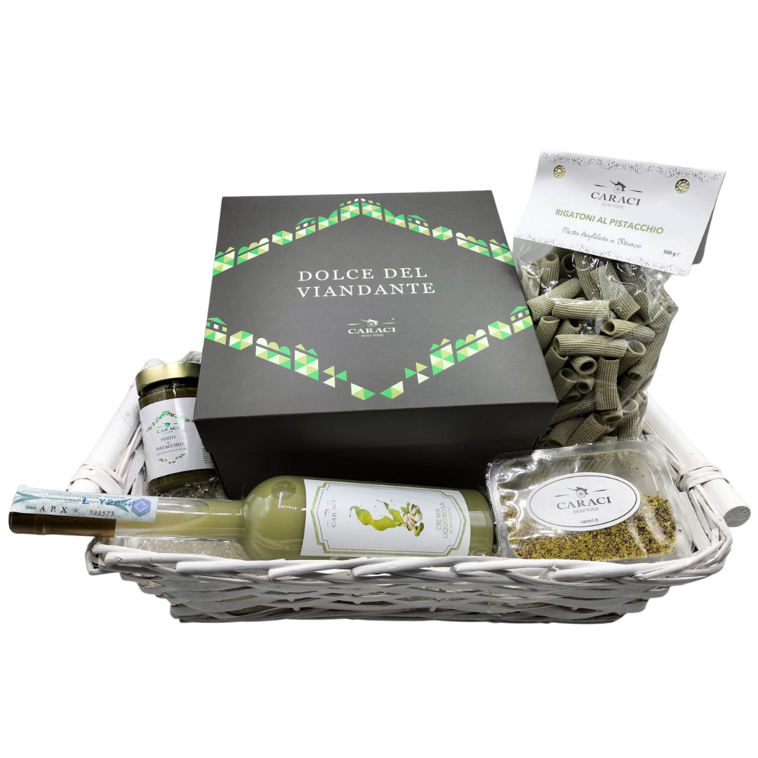 cesta di pasqua al pistacchio