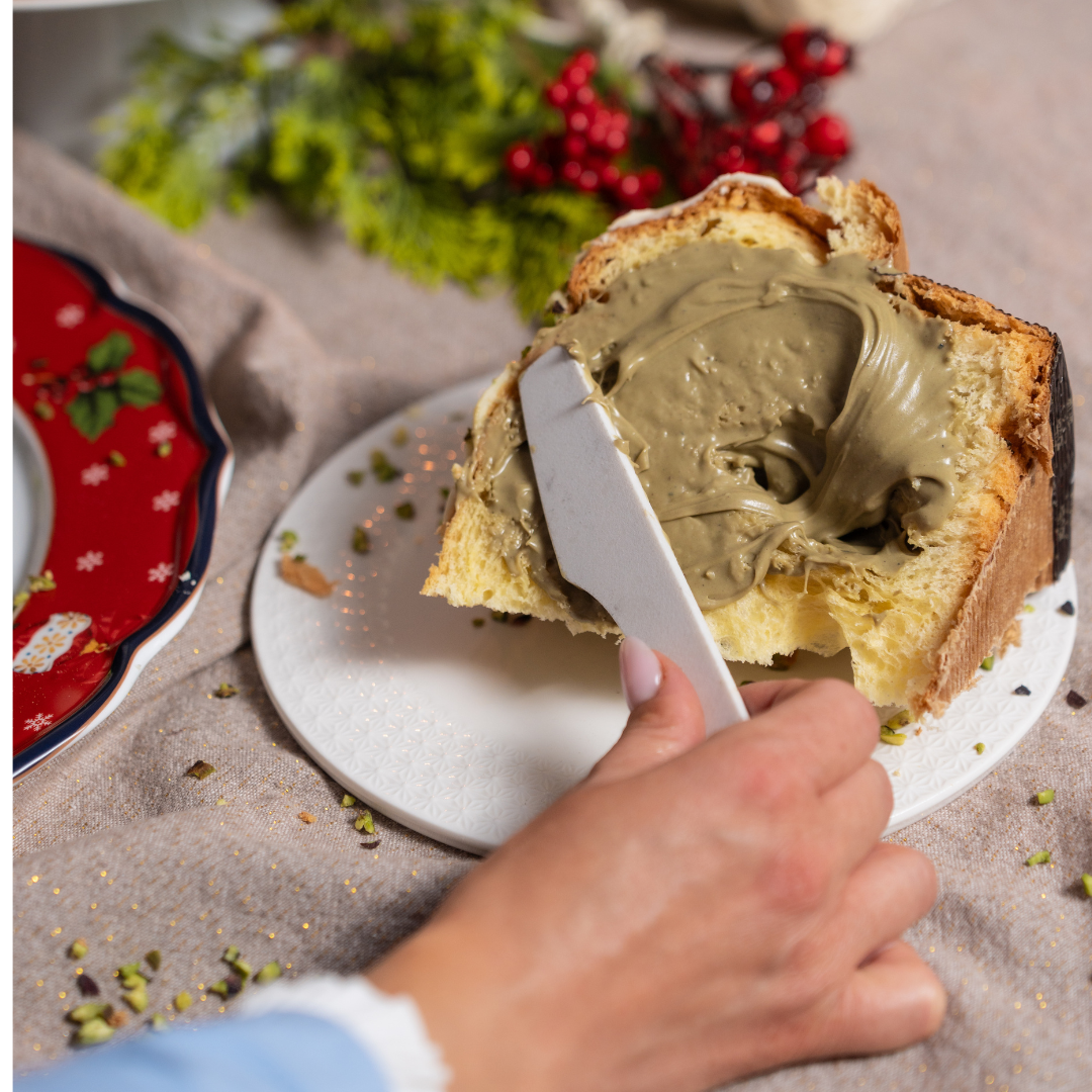 IL DOP - Panettone artigianale al pistacchio di Bronte DOP + Crema al Pistacchio di Bronte DOP