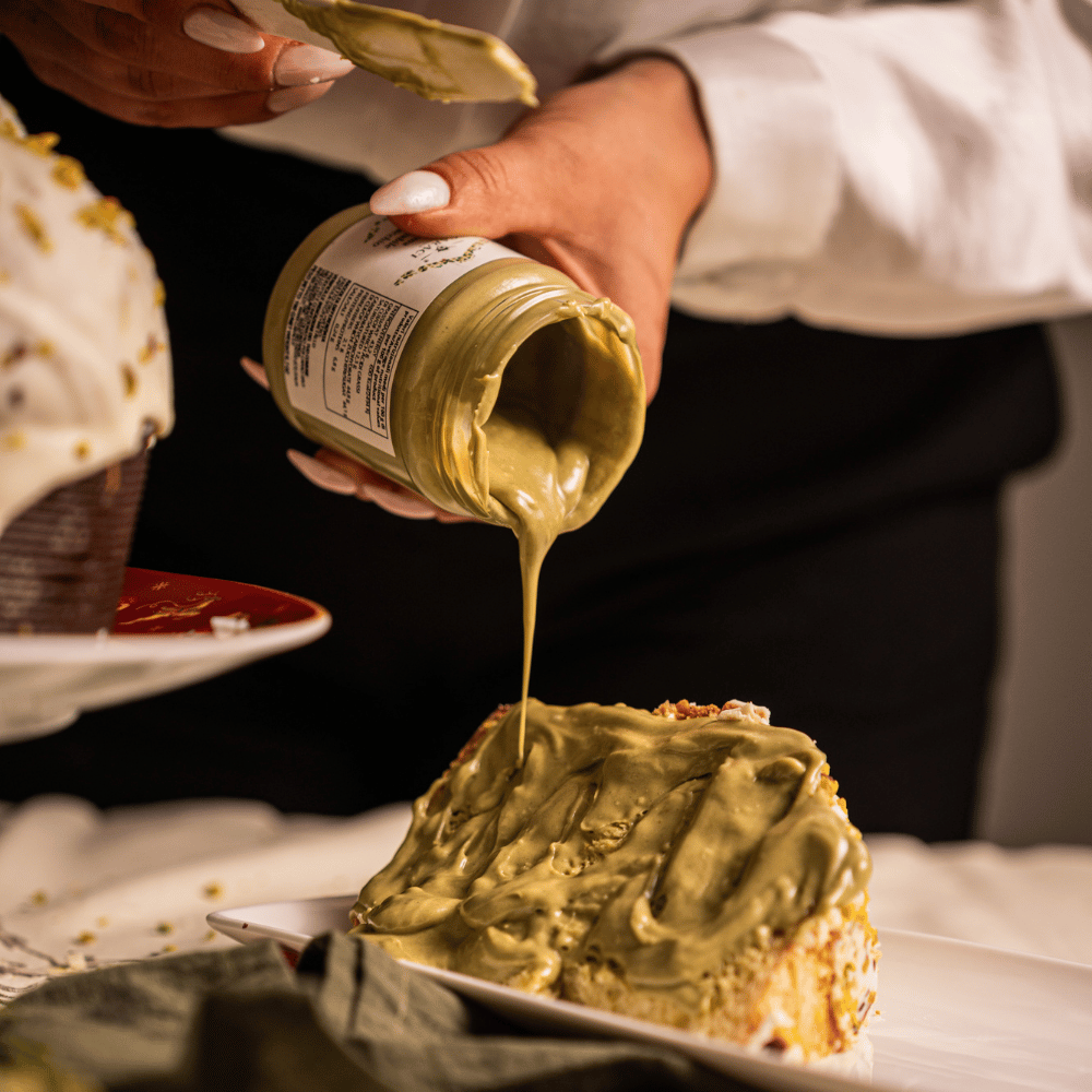Colomba con Pistacchio di Bronte DOP + Crema al Pistacchio di Bronte DOP 190gr