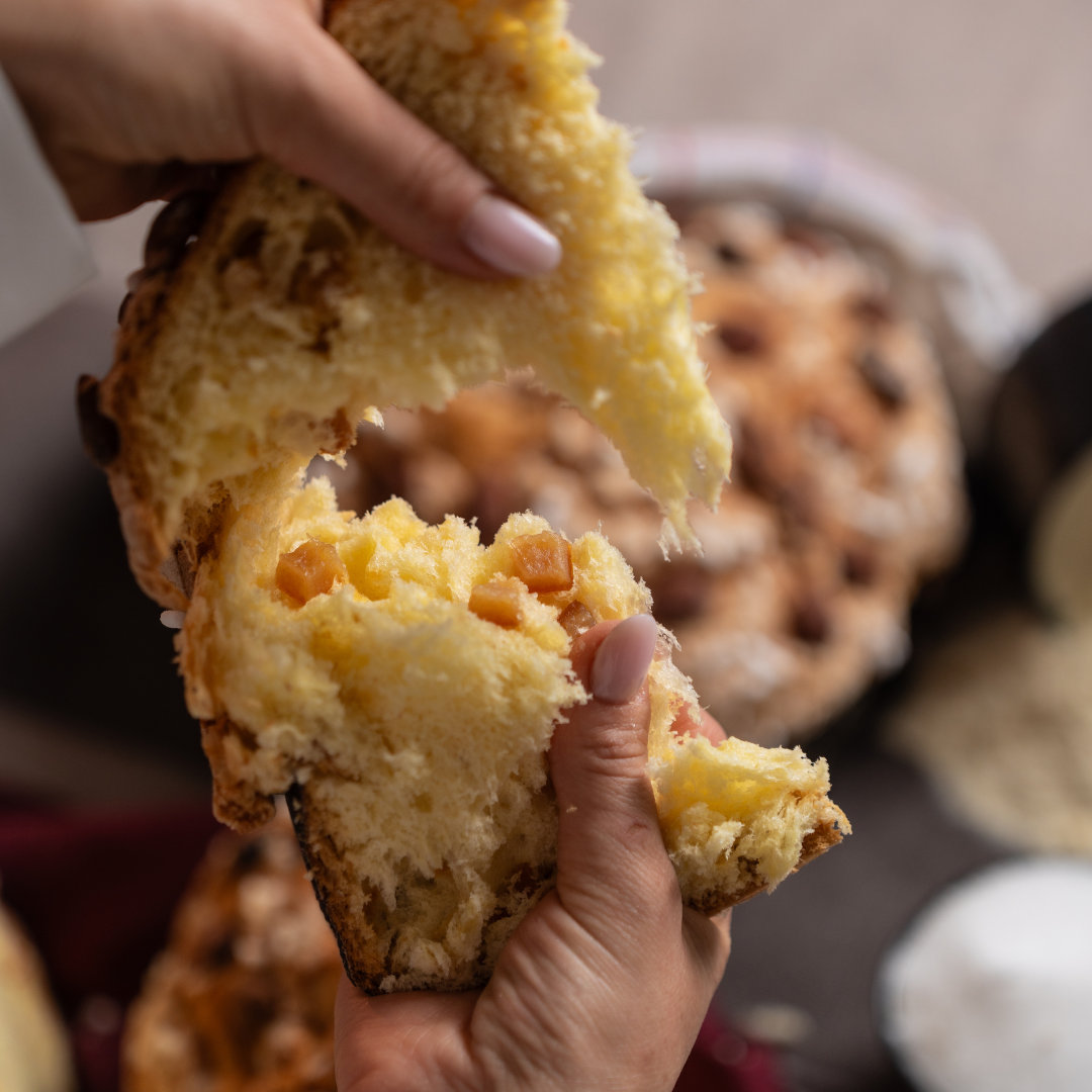 Panettone con Canditi e Uvetta