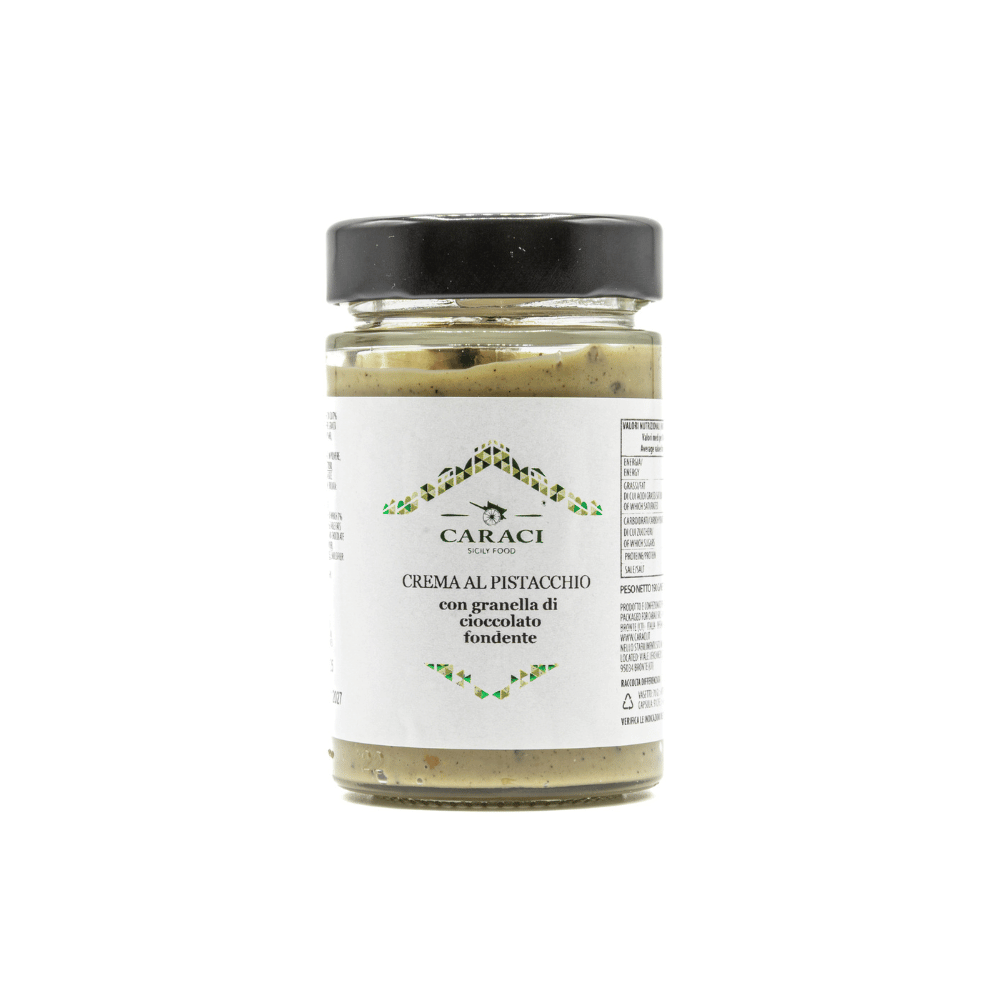 Pistaziencreme mit Schokoladentropfen