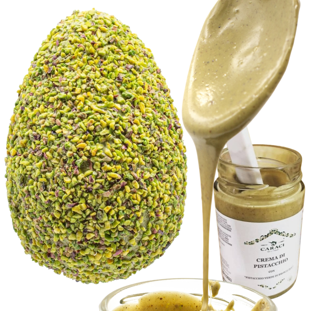 Uovo al Pistacchio + Crema di Pistacchio Verde di Bronte DOP