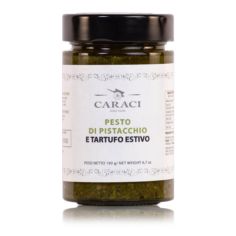 Pistazien- und Sommertrüffelpesto