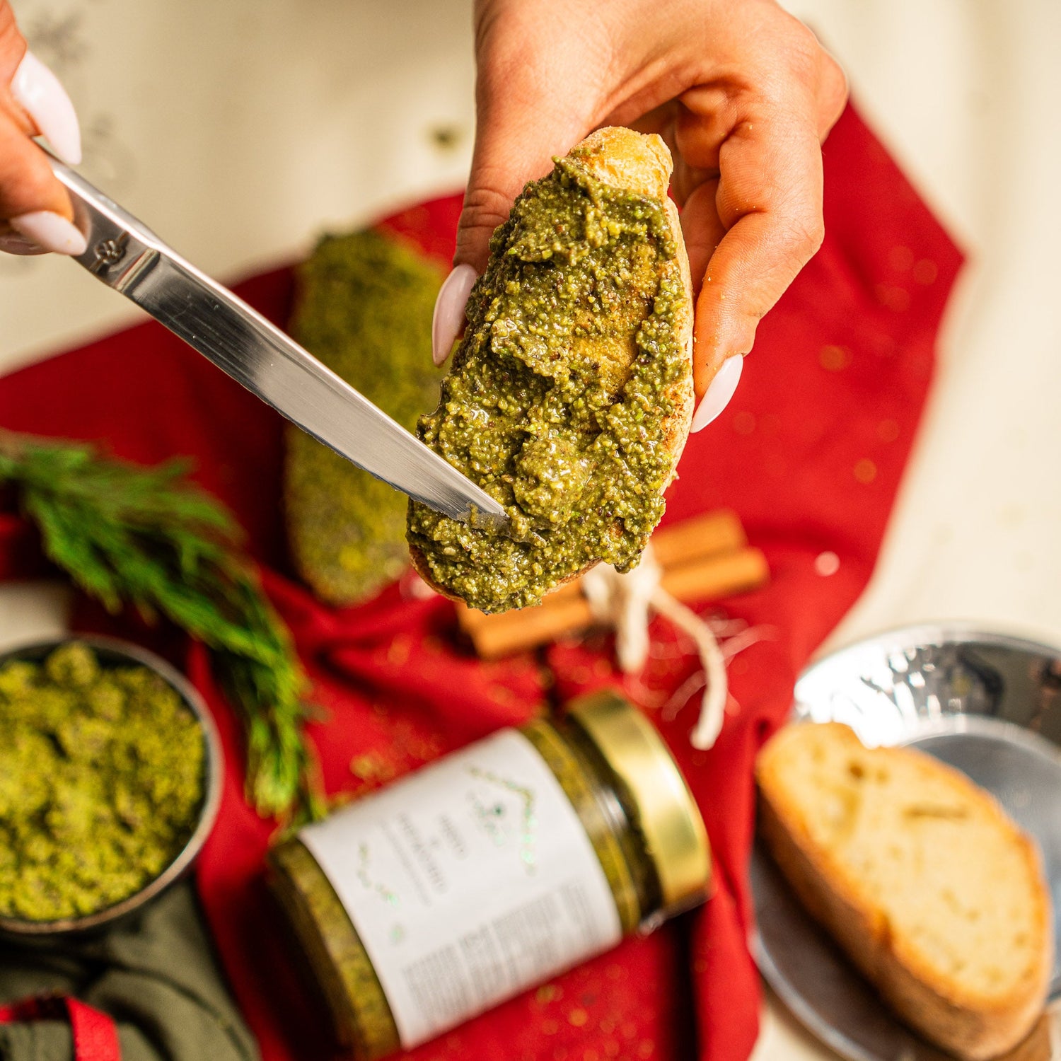 Come fare la Bruschetta al Pistacchio