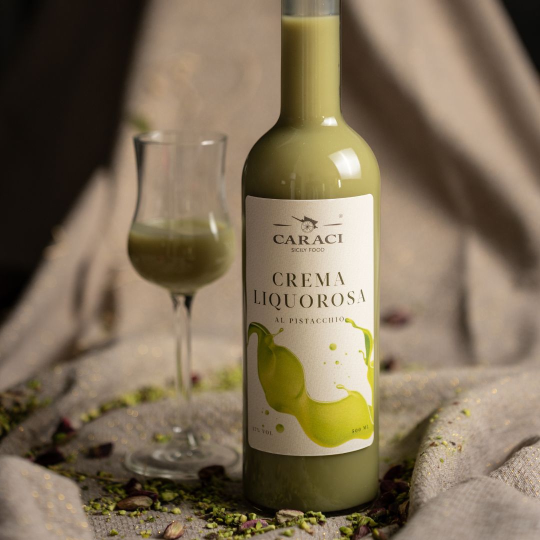 KIT Panettone IL TRADIZIONALE + crema al pistacchio 190gr + liquore al pistacchio