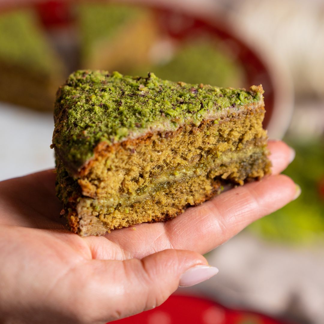 Torta di Pistacchio con Pistacchio Verde di Bronte D.O.P.