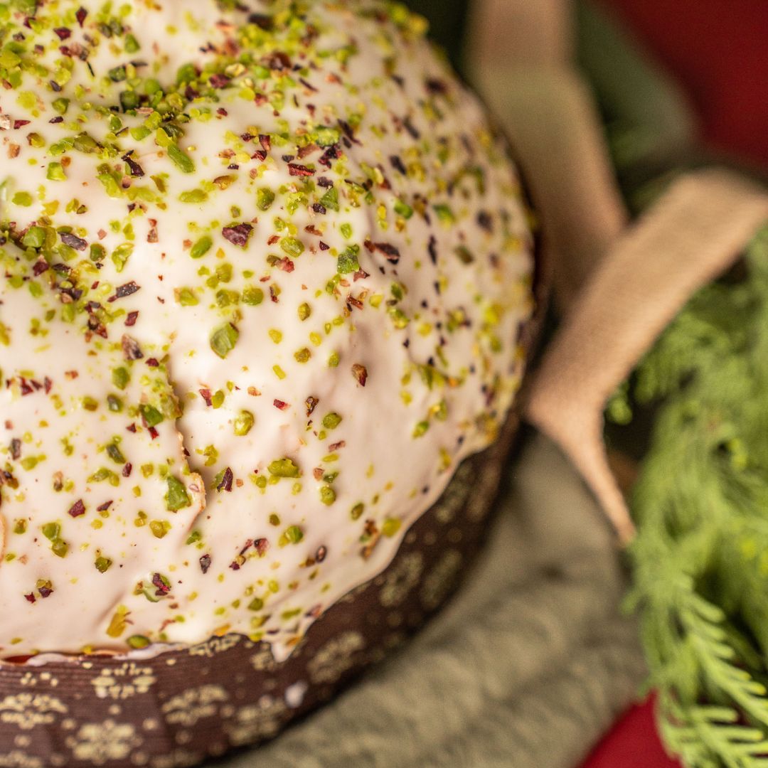 KIT Panettone IL DOP + crema al pistacchio DOP 190gr + liquore al pistacchio