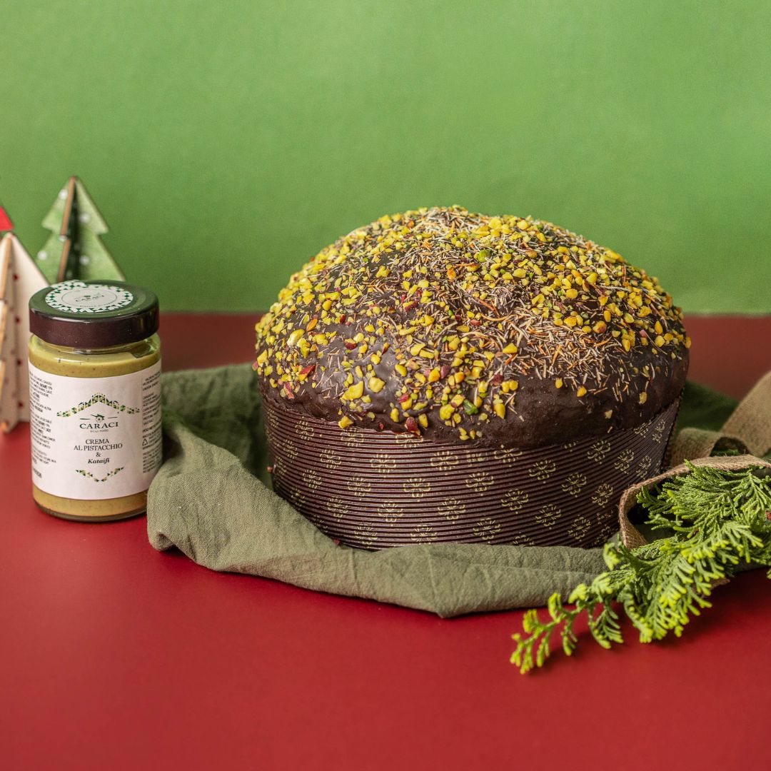 IL DUBAI - Panettone + crema con pistacchio e pasta kataifi 190gr