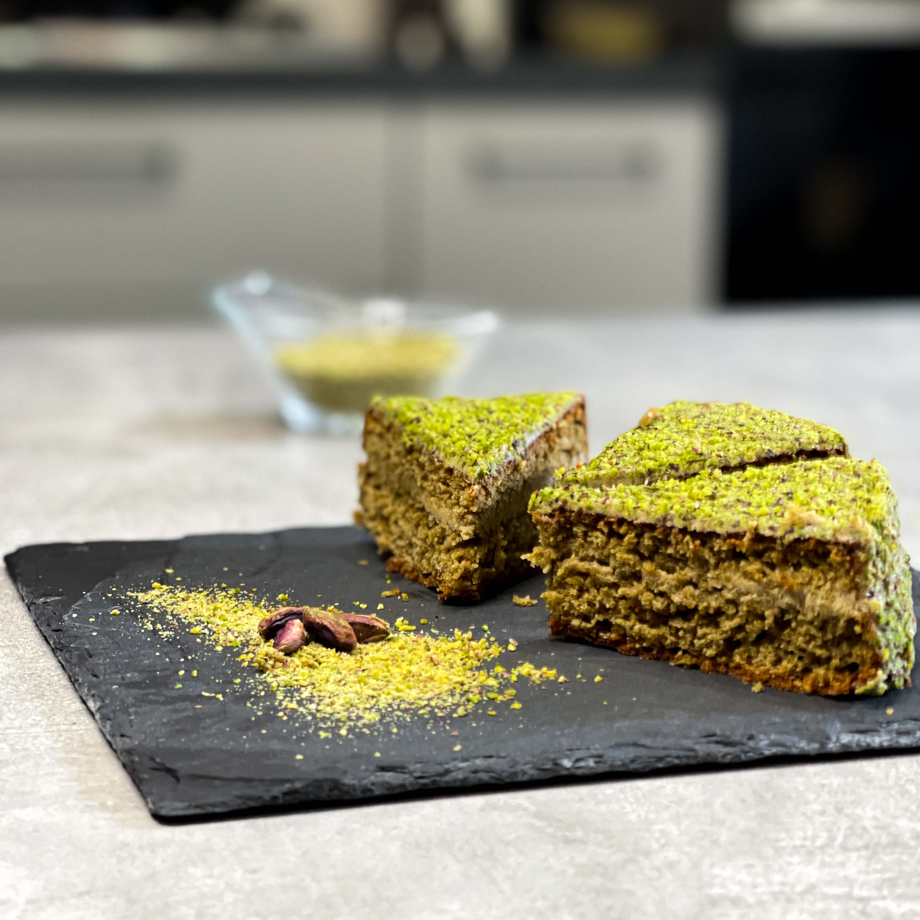 Torta di Pistacchio con Pistacchio Verde di Bronte D.O.P.