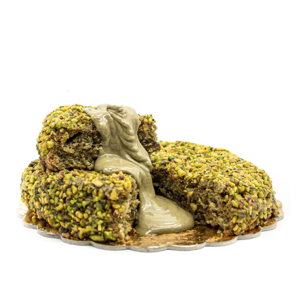 torta di pistacchio Caraci Sicily Food Pistacchio verde di Bronte DOP farcita