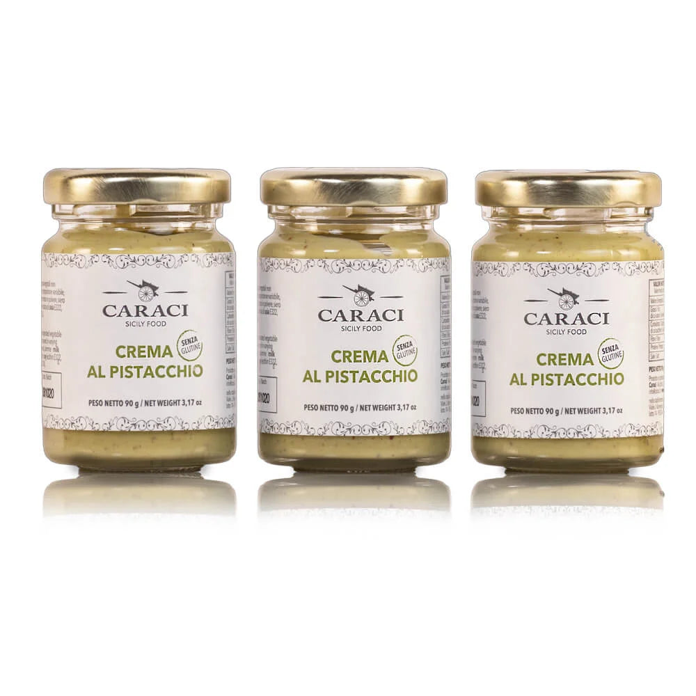 Trio of Sicilian Spreadable Pistachio Cream