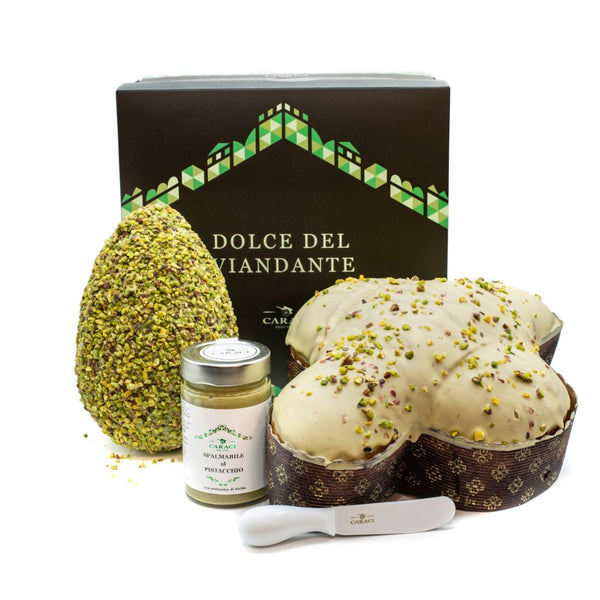 Caraci Sicily Food, Panettone al Pistacchio Artigianale di Bronte DOP